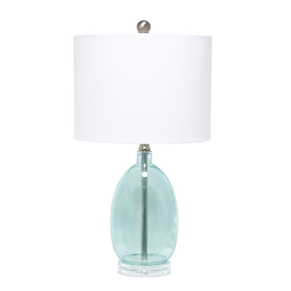 Cerise Clear Blue One-Light Table Lamp, image 1