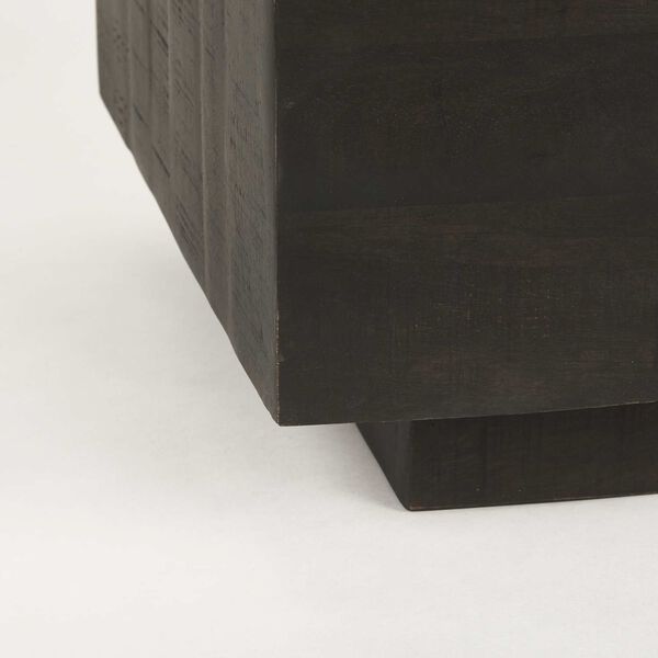 Hayden Dark Brown Wood Rectangular Coffee Table, image 6