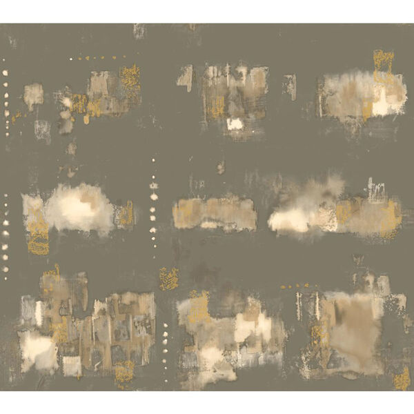Cloud Nine City Lights Brown and Beige Removable Wallpaper-SAMPLE SWATCH ONLY, image 1