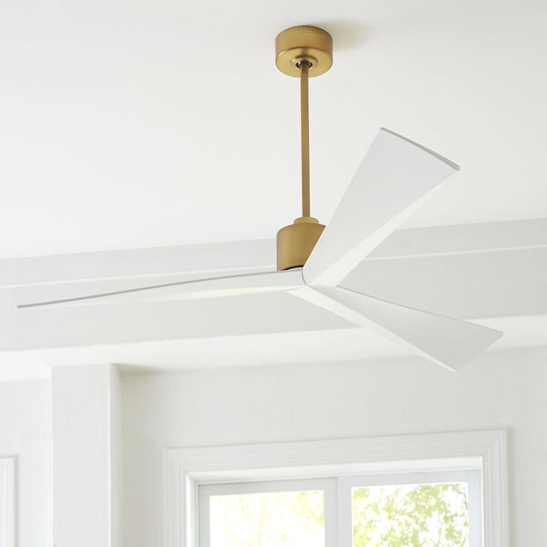 Adler Burnished Brass 60-Inch Indoor Outdoor Ceiling Fan, image 4