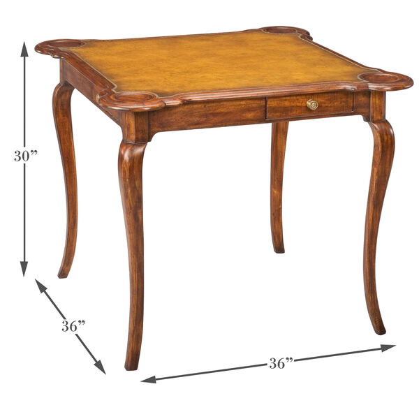Brown Occasional Game Table, image 3