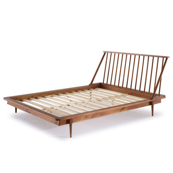 Queen Caramel Spindle Bed, image 2