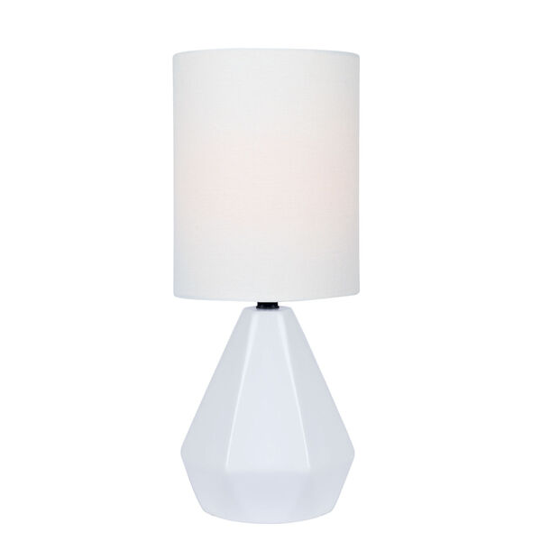 Mason White One-Light Table Lamp, image 1