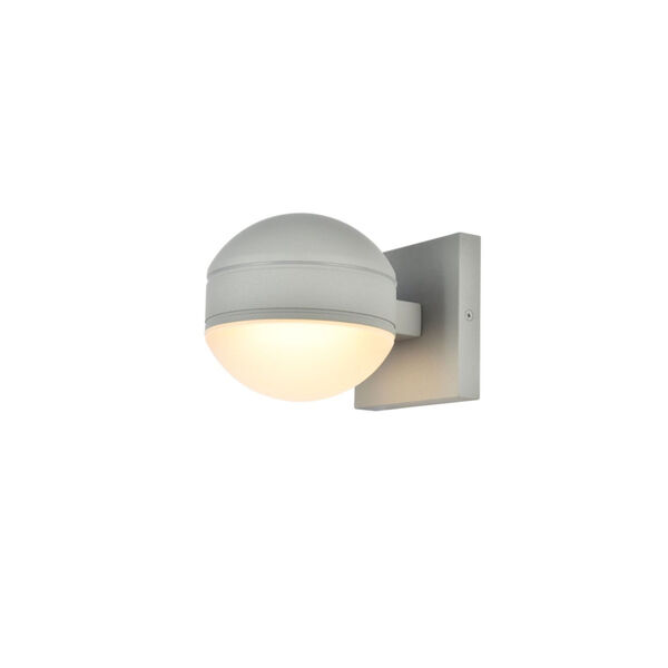 Raine Silver 350 Lumens Eight-Light LED Outdoor Wall Sconce, image 2