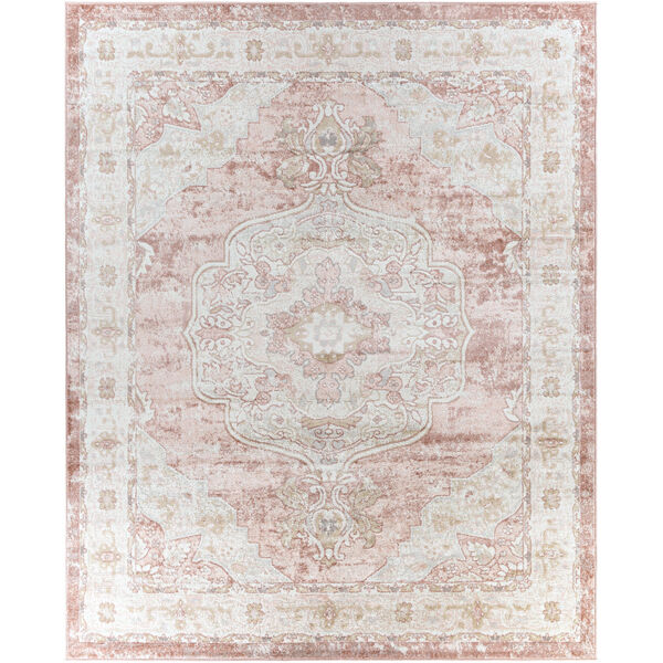St tropez Rose, Blush and Beige Rectangular: 7 Ft. 9 In. x 9 Ft. 6 In. Area Rug, image 1