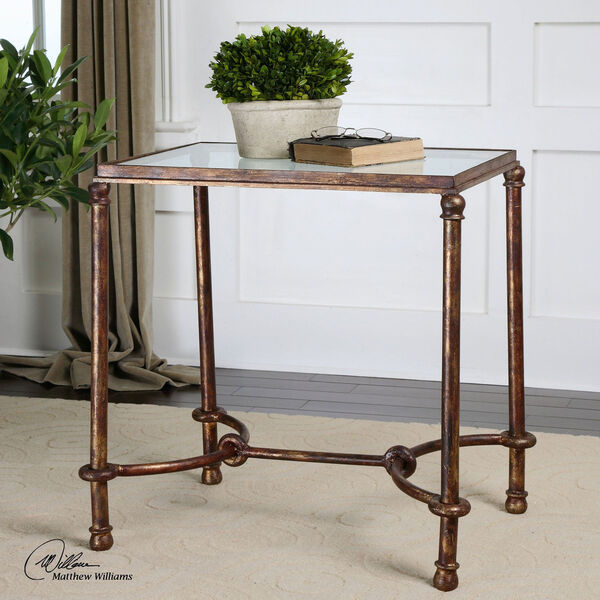 Warring Rustic Bronze End Table, image 2