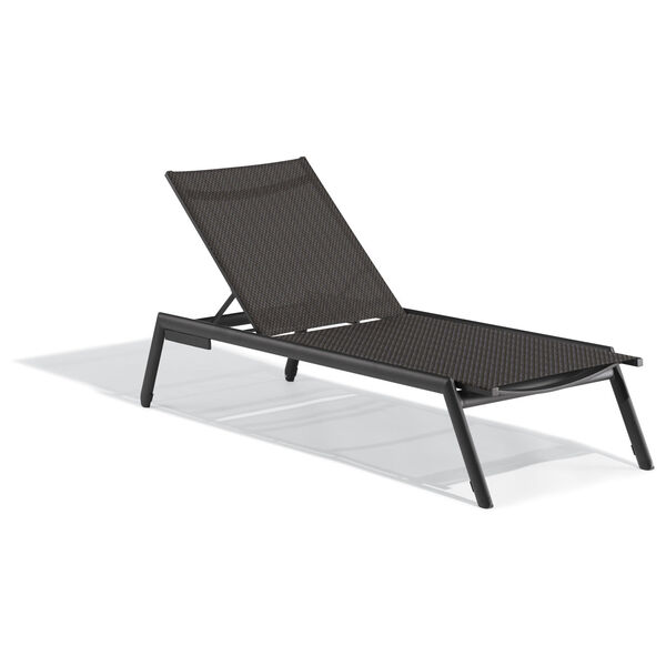 Eiland Carbon Outdoor Armless Chaise Lounge, Set of 2, image 1