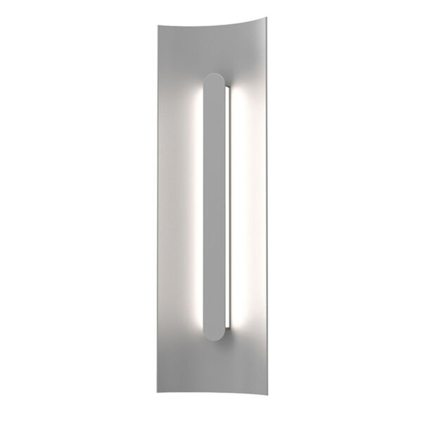 Tairu Textured Gray 18-Inch LED Sconce, image 1