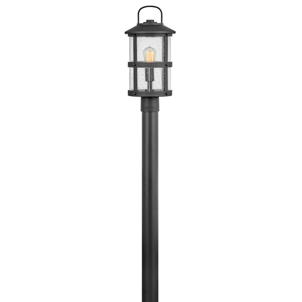 Lakehouse Black One-Light Outdoor Post Mount, image 1