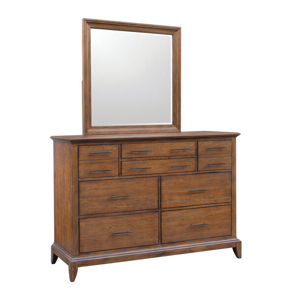 Shaker Heights Classic Clear Cherry Eight-Drawer Dresser, image 4