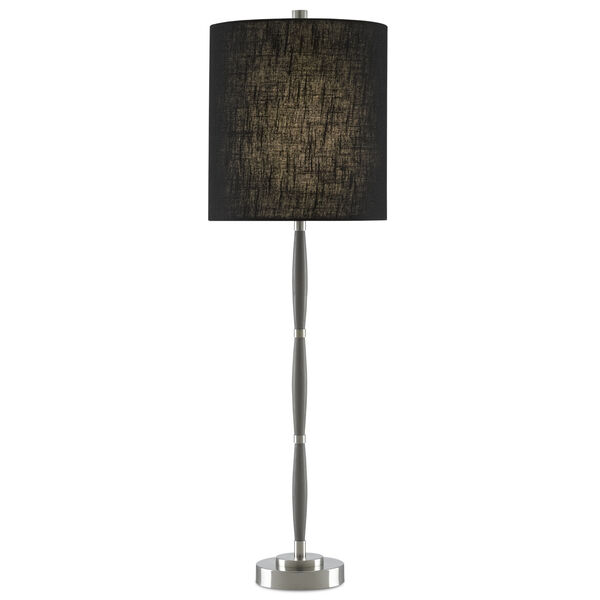 Dashwood Gray and Brushed Nickel One-Light Table Lamp, image 1