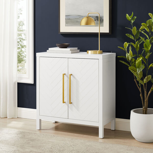 Darcy White Accent Cabinet, image 2