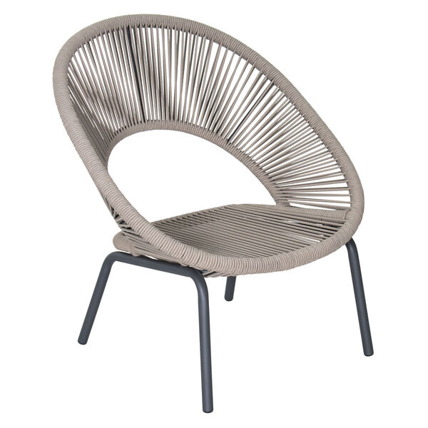 Archipelago Ionian Lounge Chair in Dark Gray, Cardamom Taupe , image 1