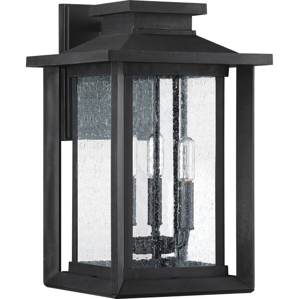 Wakefield Earth Black Three-Light Outdoor Wall Sconce, image 3
