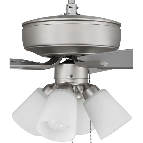 Pro Plus Brushed Satin Nickel 52-Inch Four-Light Ceiling Fan, image 7