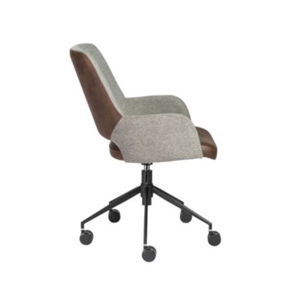 Emerson Gray Leatherette Tilt Office Chair, image 3