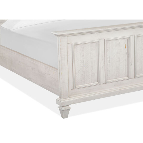 Newport White Complete Queen Panel Bed, image 3