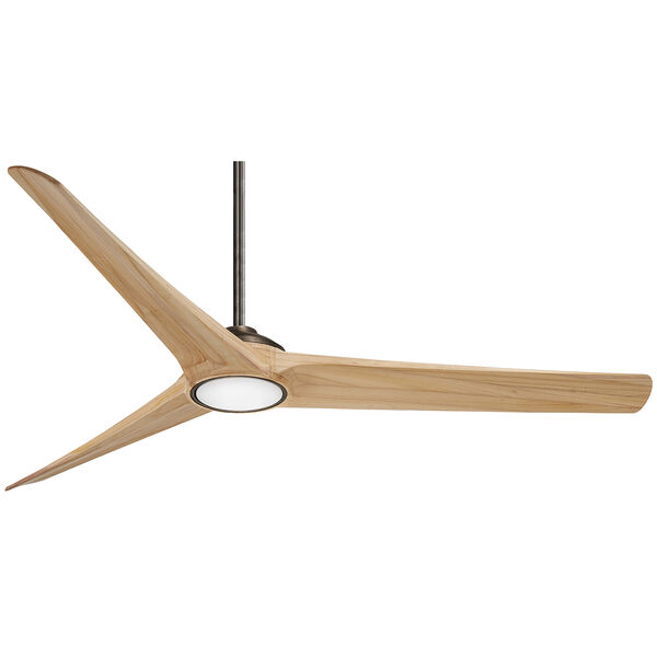 Timber Heirloom Bronze and Maple LED Ceiling Fan, image 1