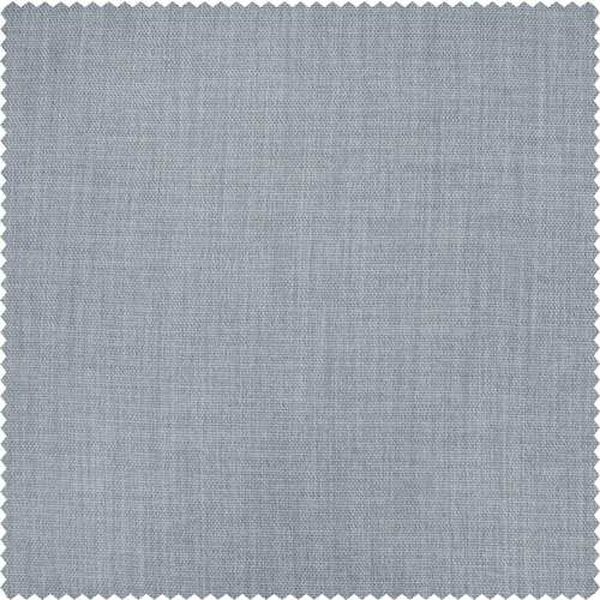 Heather Grey Faux Linen Extra Wide Blackout Single Panel Curtain 100 x 120, image 9