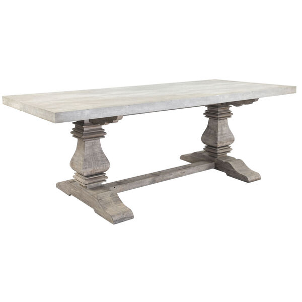 Mckee Gray and Khaki 84-Inch Dining Table, image 1