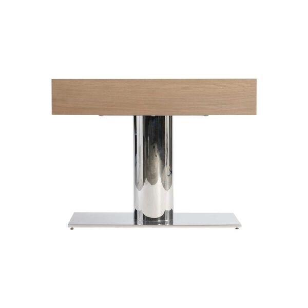 Modulum Natural and Stainless Steel Nightstand, image 5
