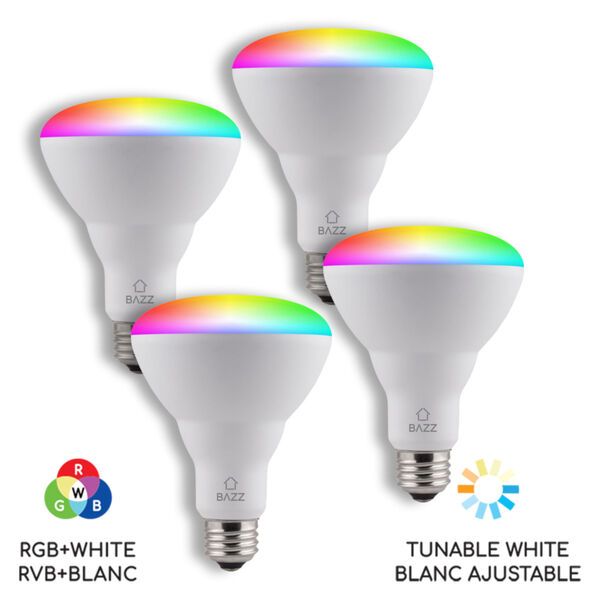 White Wi-Fi RGB 10W LED Bulb, Pack of 4, image 1