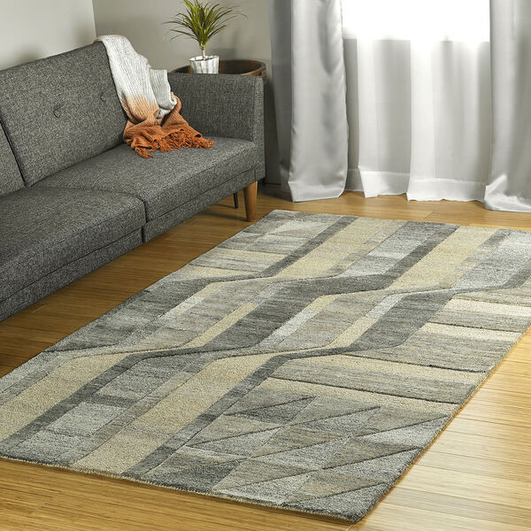 Alzada Brown Hand-Tufted 2Ft. 6In x 8Ft. Runner Rug, image 5
