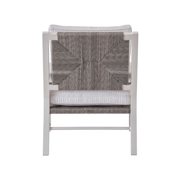 Tybee Chalk Greige Aluminum Wicker  Lounge Chair, image 3