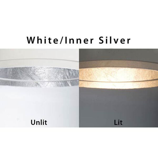 Pogo Satin Nickel Two-Light LED Bath Vanity with White Glass, image 2