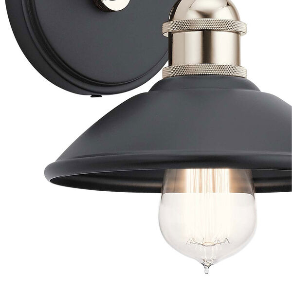 Clyde Black One-Light Wall Sconce, image 2