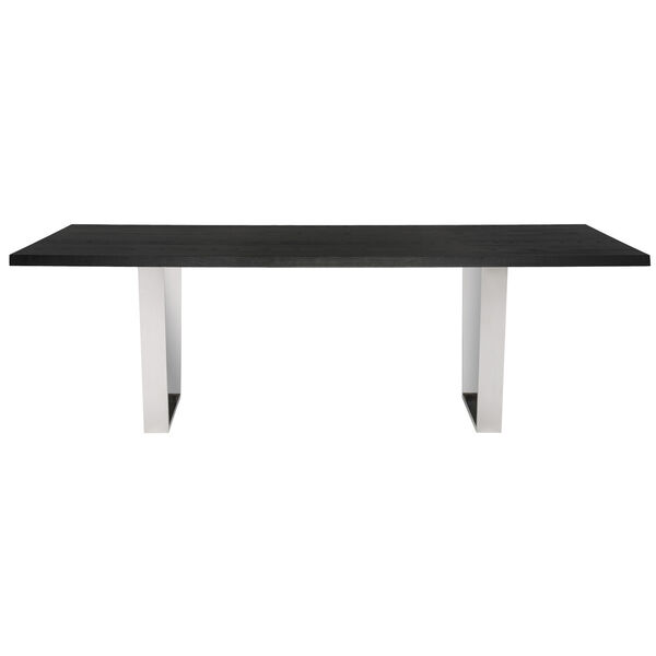 Versailles Onyx and Silver 95-Inch Dining Table, image 5