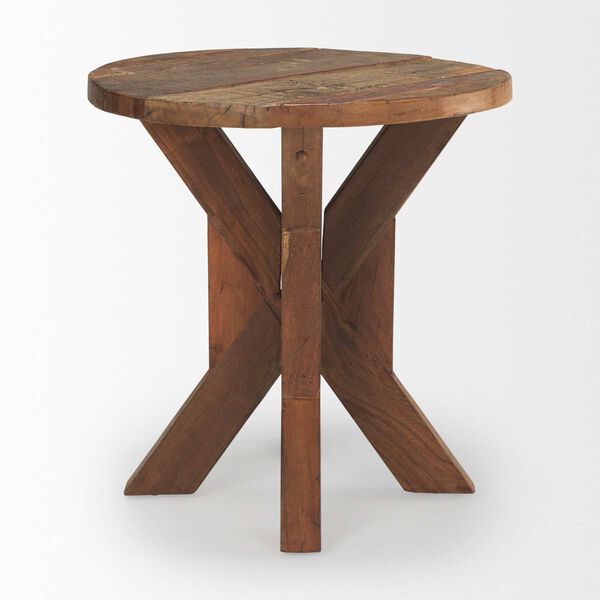 Heidi Reclaimed Brown Wooden End Table, image 4
