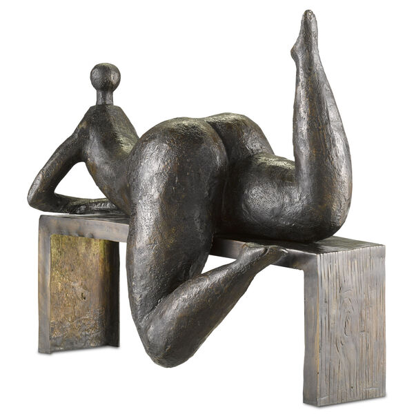 Bronze Odalisque Figurine, image 3