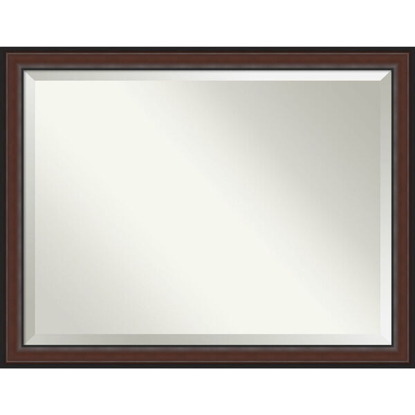 Harvard Walnut 45W X 35H-Inch Bathroom Vanity Wall Mirror, image 1