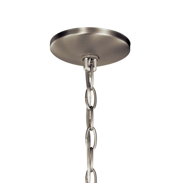 Ania Brushed Nickel Four-Light Chandelier, image 2