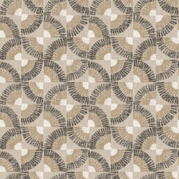 Grasscloth Bronze Fans Neutral Peel and Stick Wallpaper - SAMPLE SWATCH ONLY, image 2