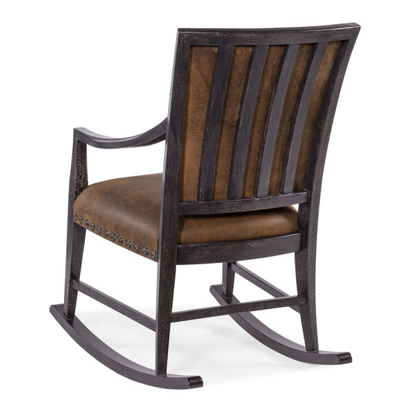 Big Sky Charred Timber and Black Rocking Chair, image 3