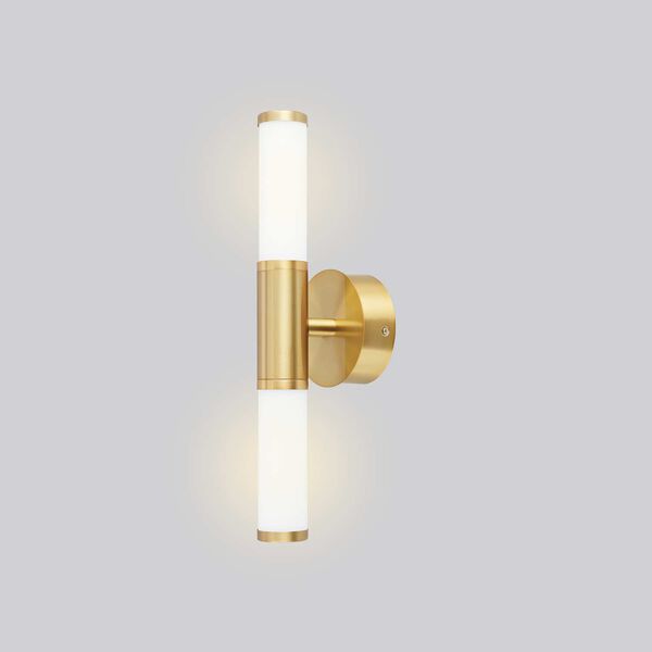 Palmera 1 Gold Two-Light LED Bath Vanity, image 6