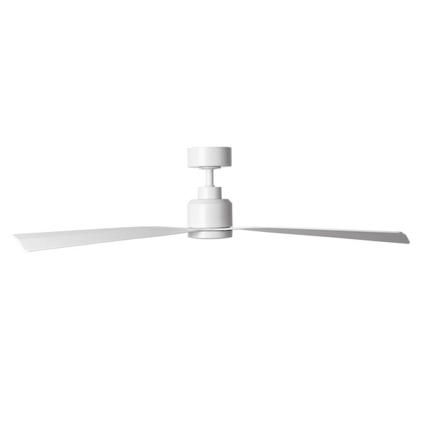 Clean Matte White 52-Inch LED Ceiling Fan, image 4