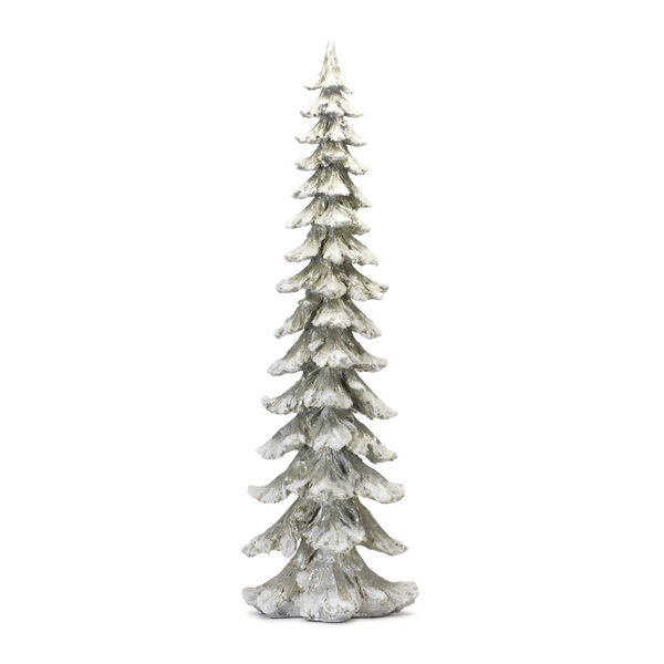 Snow Silver Holiday Tree Holiday Tabletop Decor, image 1