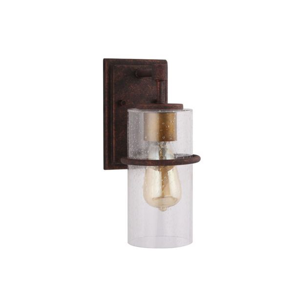 Brandel Rust Six-Inch One-Light Outdoor Wall Sconce, image 1