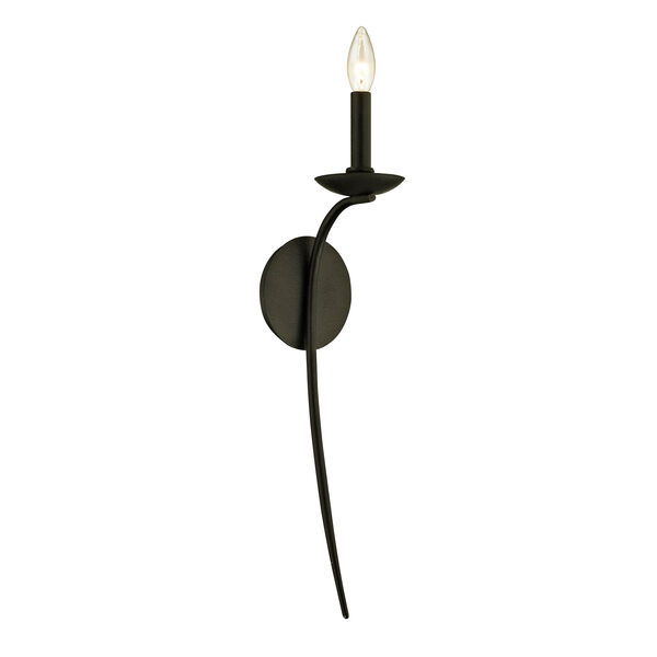 Sawyer Forged Iron One-Light Wall Sconce, image 1