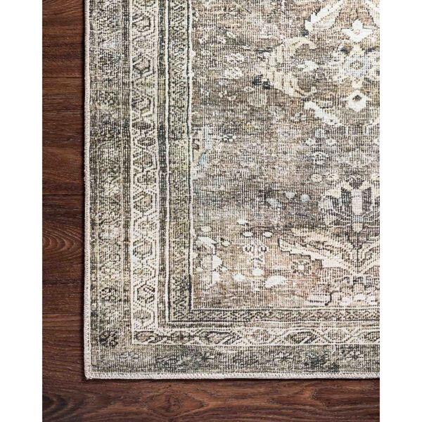 Layla Antique and Moss Rectangular Area Rug, image 4