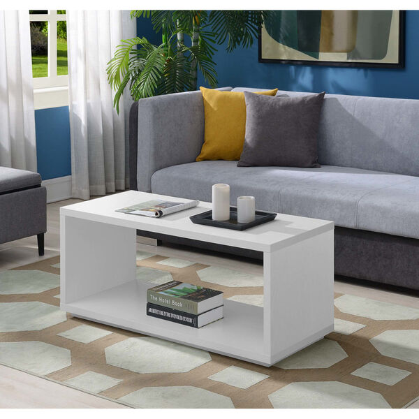 Northfield White 18-Inch Coffee Table, image 1