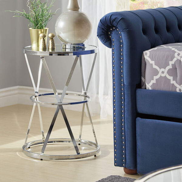Cally Mirrored Accent Table, image 1