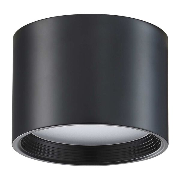 Reel Black White Seven-Inch LED Flush Mount, image 6
