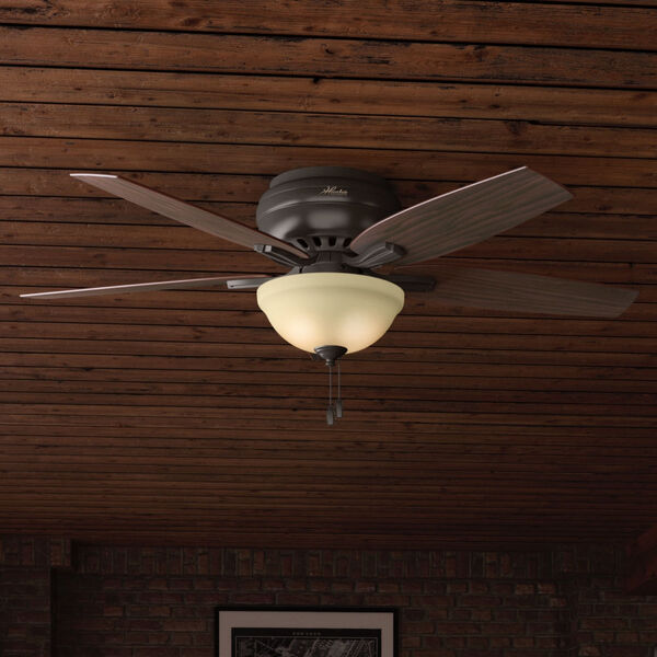 Newsome Premier Bronze 52-Inch Two-Light Fluorescent Ceiling Fan, image 9