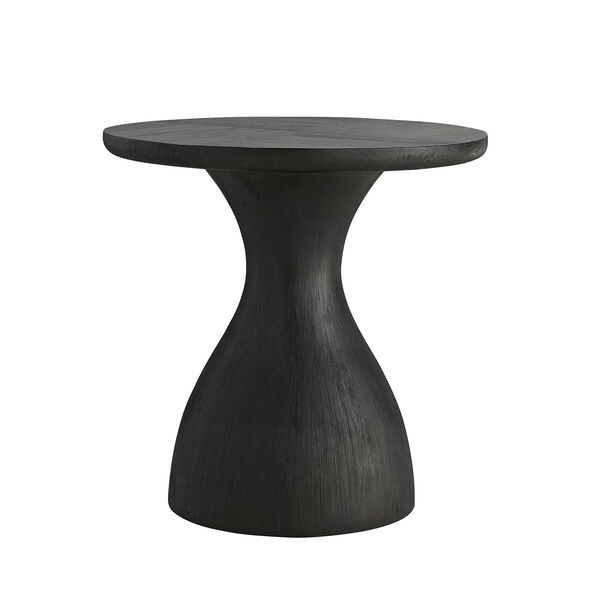 Scout Sandblasted Soft Black Waxed Accent Table, image 1