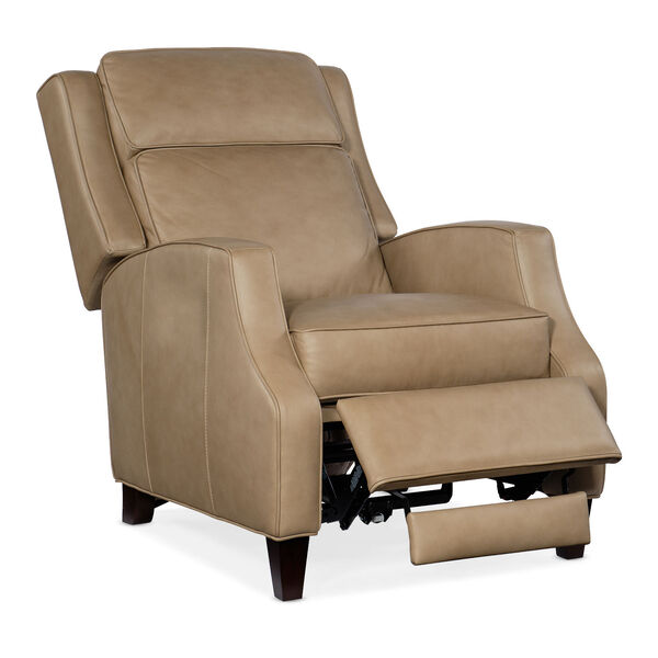 Tricia Beige Manual Push Back Recliner, image 3