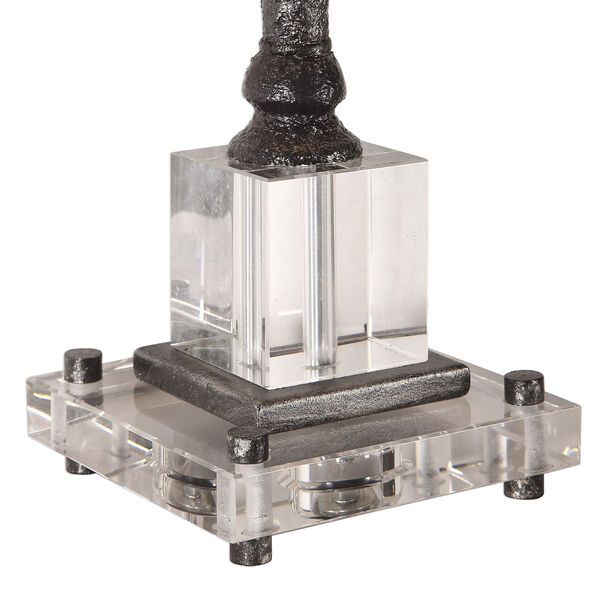 Teala Aged Black One-Light Buffet Lamp - (Open Box), image 4